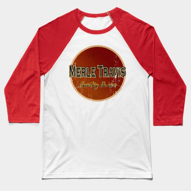 vintage look - Merle Travis Baseball T-Shirt by freshtext Apparel10